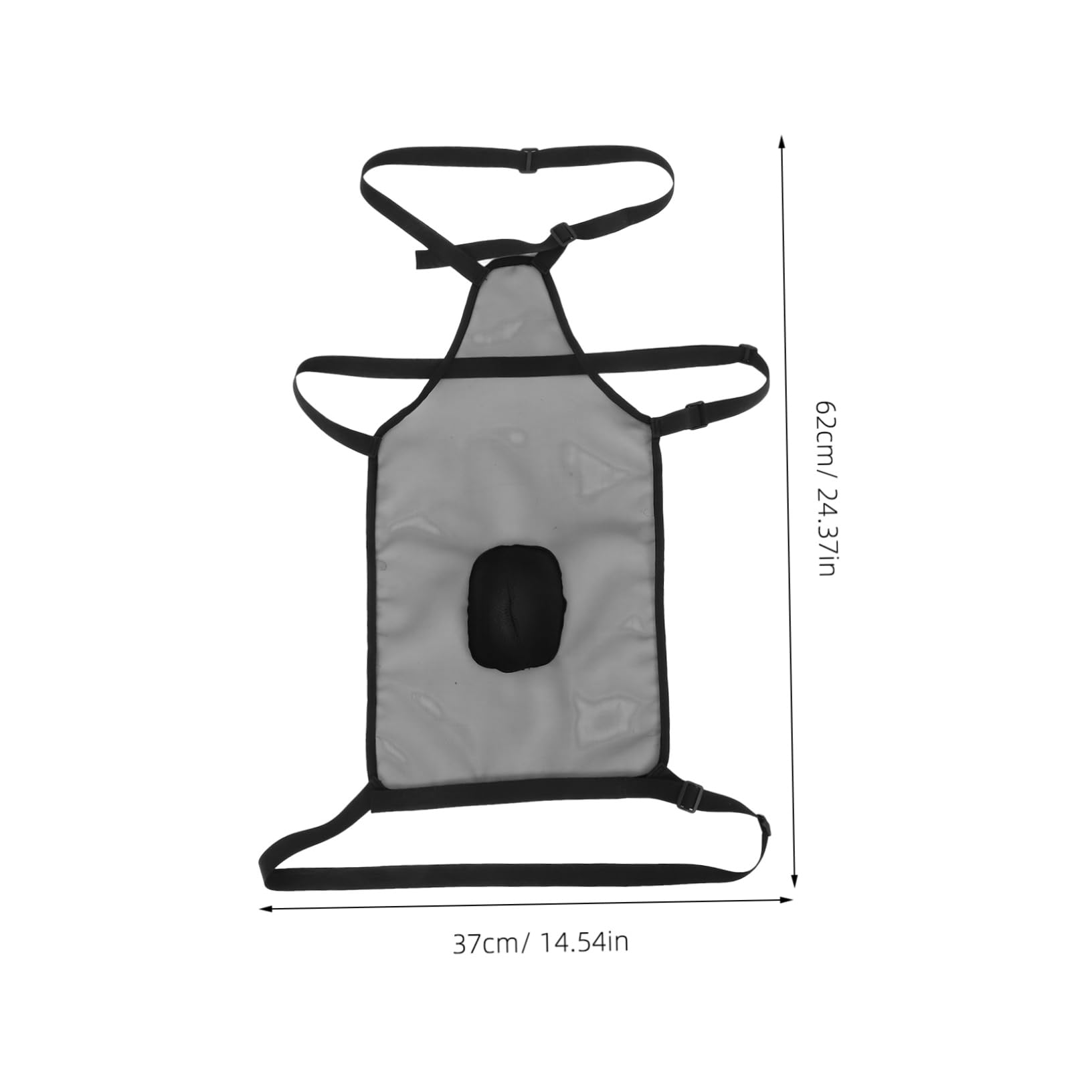Toyvian Tablier de Contrôle Reproduction pour Moutons et Chèvres en Tissu Mesh Respirant avec Sangle Réglable Noir pour Éleveurs de Bétail