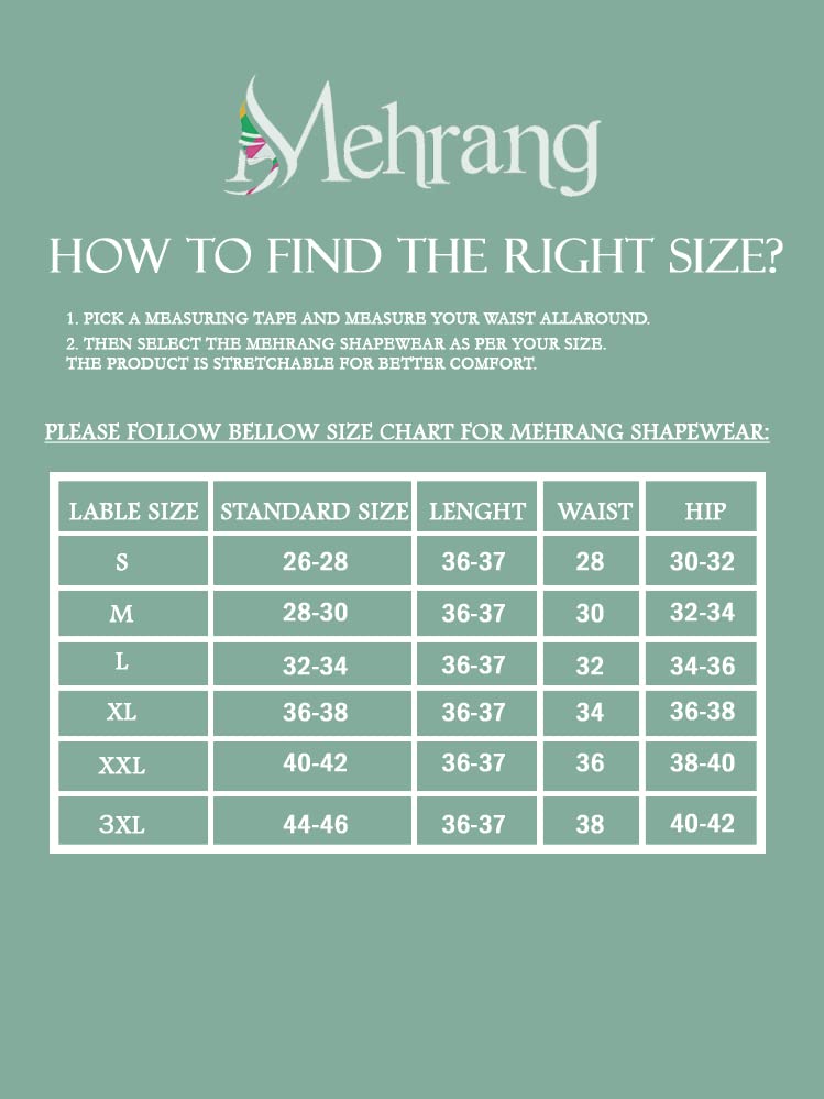Image of Mehrang Stretchable Saree Shapewear Petticoat for Women, Cotton Blended,Petticoat,Skirts for Women,Shape Wear Dress for Saree