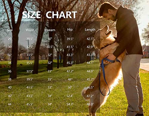 Men's Cargo Pants Cotton Ripstop Outdoor Casual Hiking Work Pants with Multi Pockets(No Belt)3