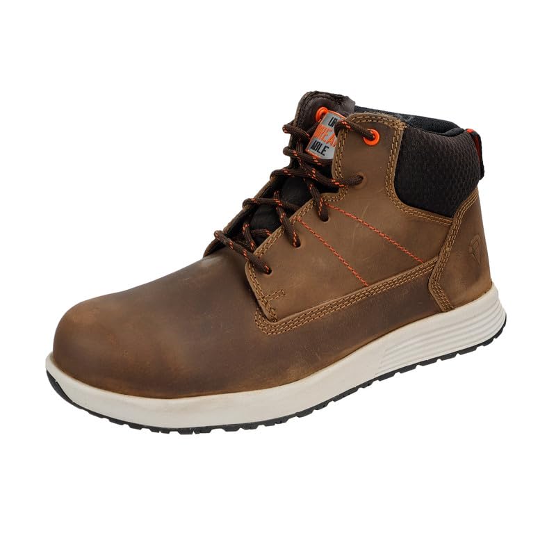 Unbreakable Mens Vulcan Safety Boots Nubuck Leather Composite Toe
