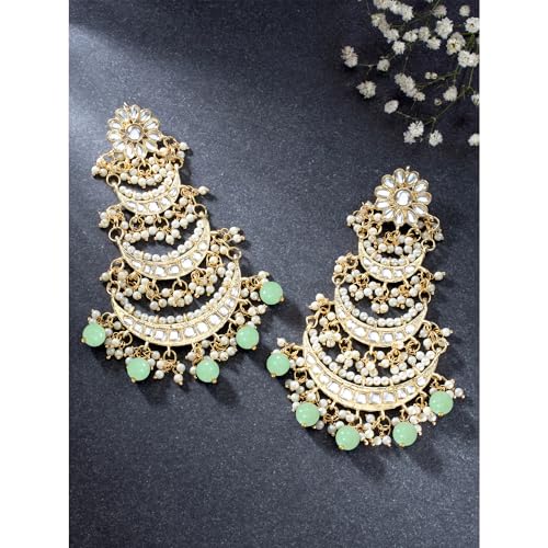 Image of Peora Traditional Indian Earrings Set Jewellery Gift for Women Girls
