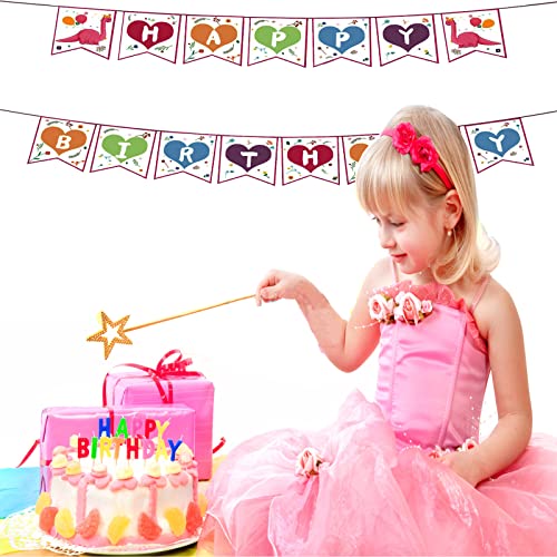 Uomnicue Pink Dinosaur Birthday Party Supplies, 130 Pack Dinosaur Birthday Party Set For Baby Girls Dinosaur Birthday Party Decorations With Banner, Tablecloth, Cups, Napkins, Plates, Cutlery, Straw #TOP6