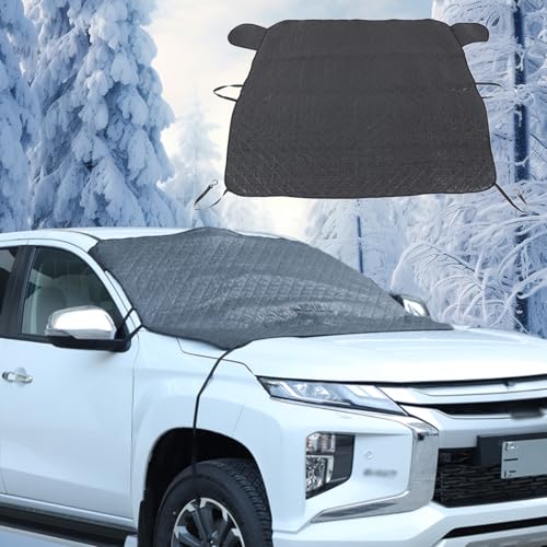 �O�H L200 �g���C�g�� 2019�`2023�N�ɐ�p �t�����g�K���X �����h�~�V�[�g �J�[�t�����g�J�o�[ �T���V�F�[�h �t�����g�K���X�J�o�[ �� ���悯 �����΍� ��΍� �ی�J�o�[ �h�� �h�� �h�A�~���[�ی� �ՔM/�Ռ� �l�G�Ή� ���t���ȒP �܂��