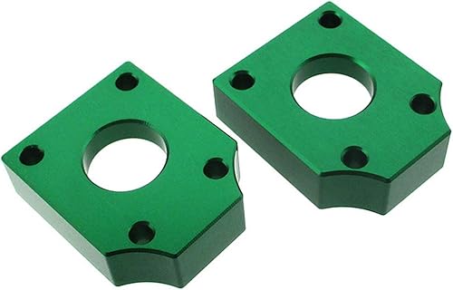 Miniatura 3 de TC-Motor Tensor de eje de cadena de aluminio CNC de 0.59 pulgadas (0.591 in) para Pit Dirt Bike Motocross Motard (verde)