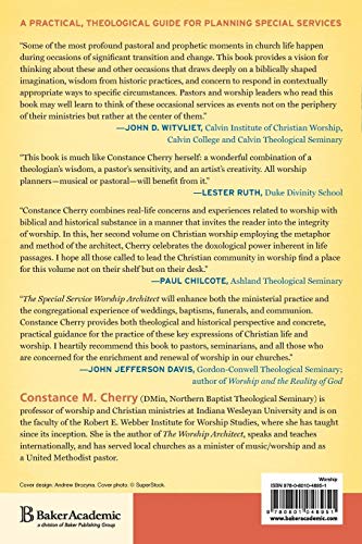 Baker Academic 9780801048951 The Special Service Worship Architect: Blueprints thumb #1