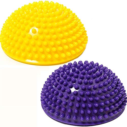 ProLeo 2 Stück Igel Balance Halbkugeln, Gymnastik Yoga Ball für Kinder &...