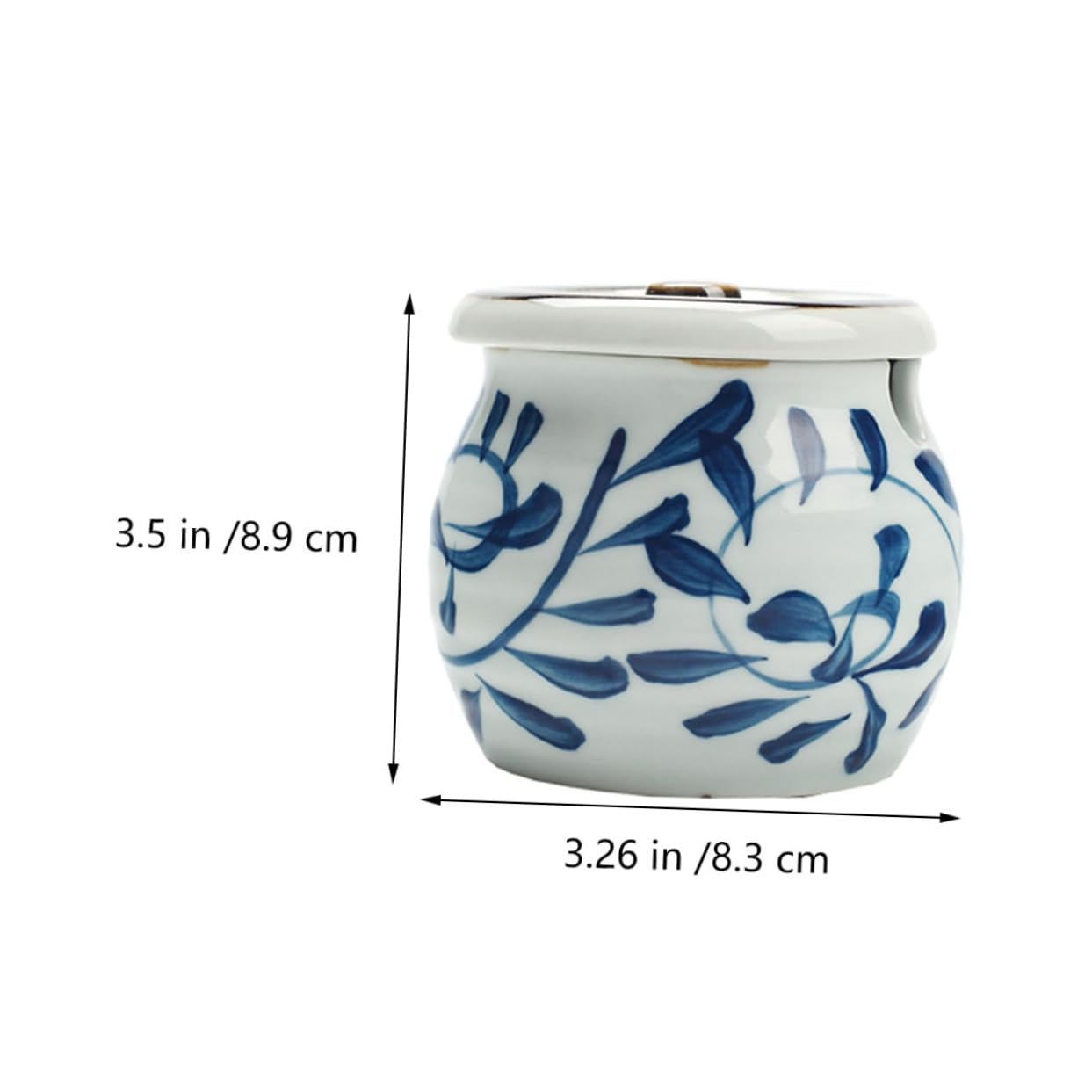 Lot de 3 salières en céramique avec couvercles, récipients à poivre, sucriers, récipients en verre pour aliments, pots de rangement en verre, conteneurs à thé, en céramique, assaisonnement