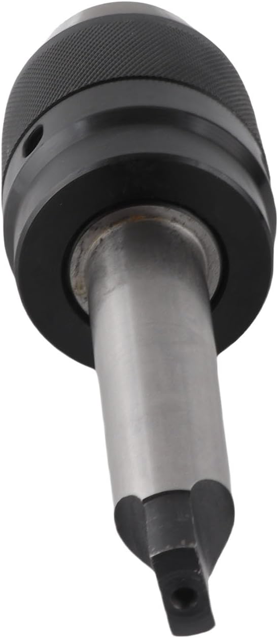 MTA3-APU16 Keyless Drill Chuck for CNC Milling Machine - Flat Tail Design, Tooling, High Performance Integrated Chuck for Lathes, Drilling, and Machine Shop Industrial Use