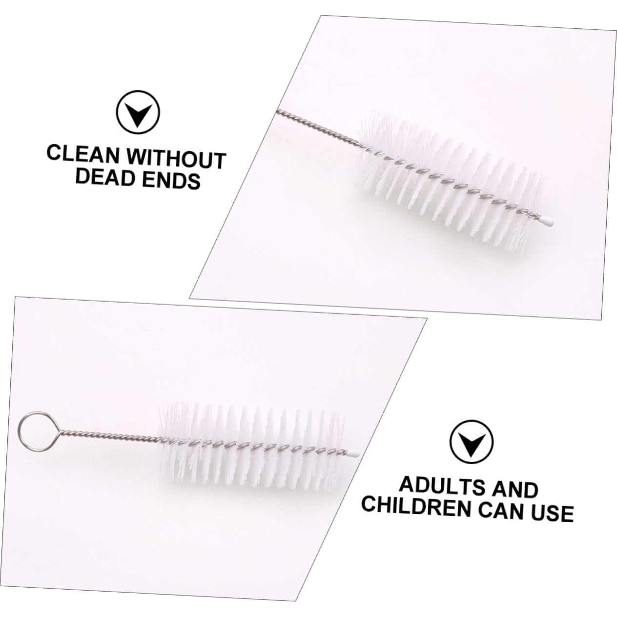 Toyvian -in-one Trumpet Cleaning Brush Set 3 Pieces Trumpet Mouthpiece Cleaner Casing Brush for Musical Instrument Care