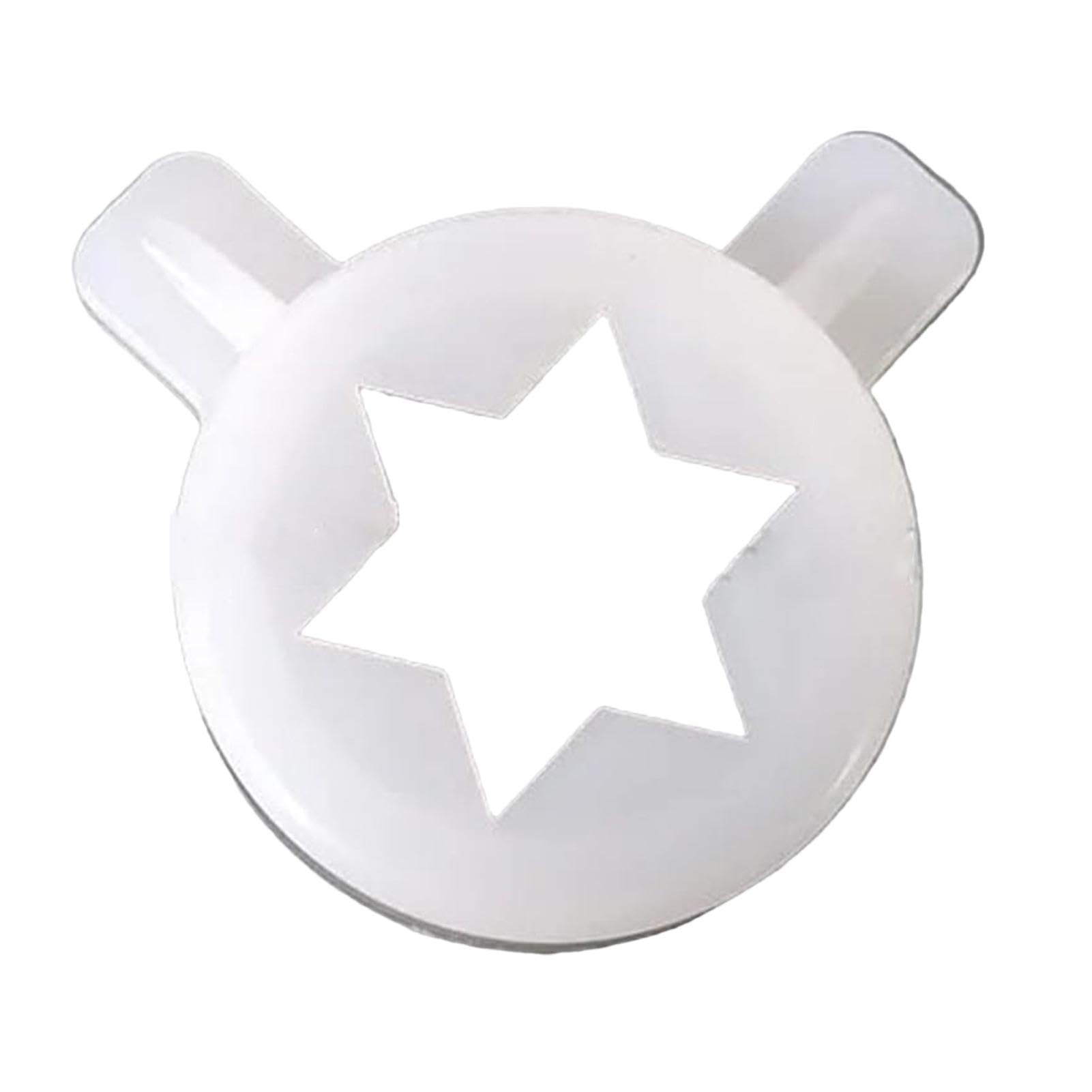 FANGZ Bouchon de modélisation de machine à crème glacée, capuchon de modélisation étoile hexagramme, Capuchon de modélisation Hexagram Design avec diamètre intérieur de 29 mm, Pièce de rechange de