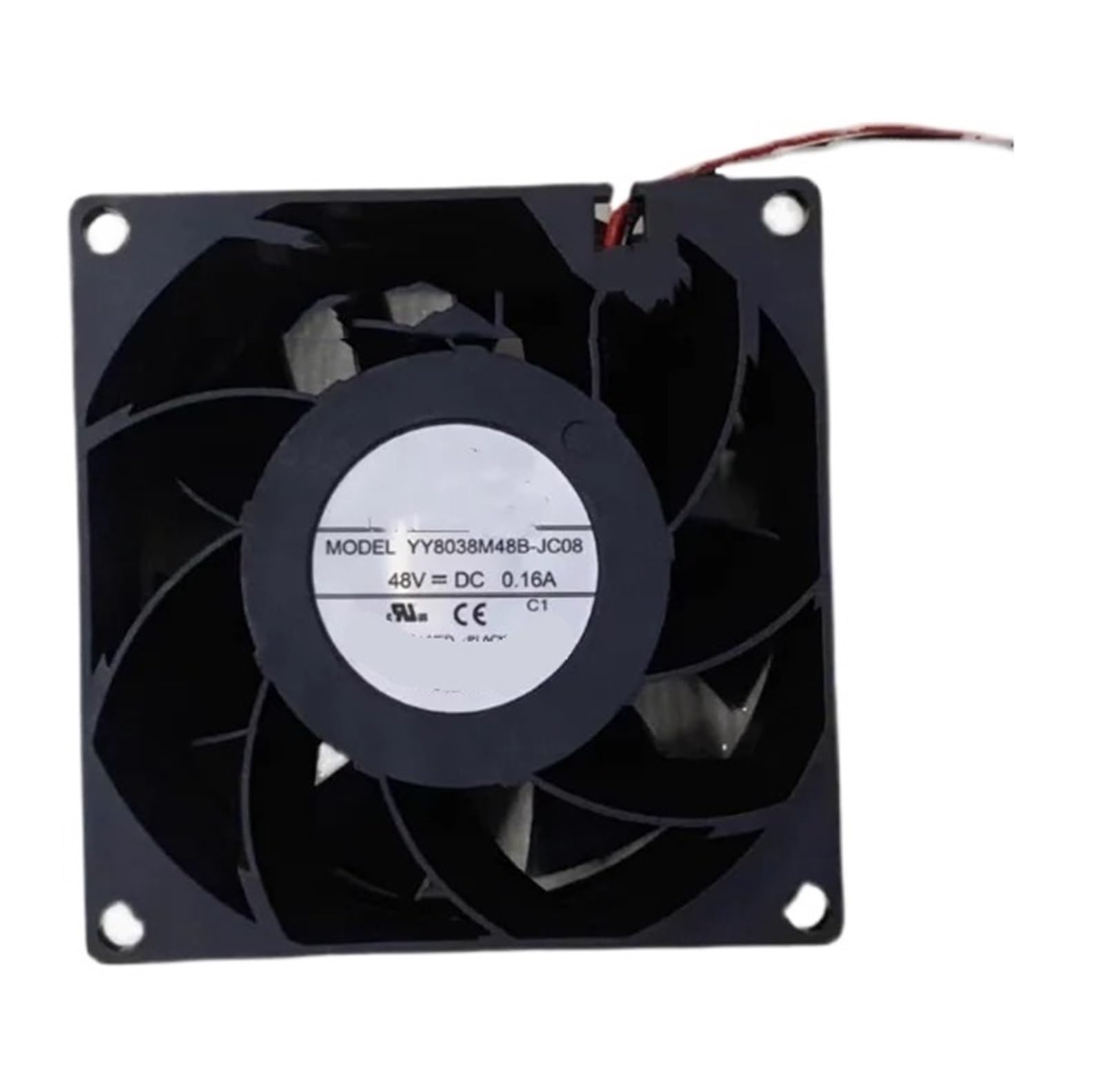 Ventilateur YY8038M48B-JC08 48V pour le remplacement de refroidissement 8cm