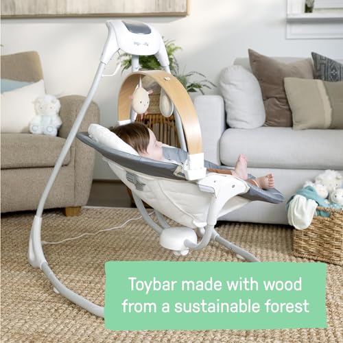 Image of Ingenuity SimpleComfort Portable Baby Swing, Newborn to 9 Months, Parker