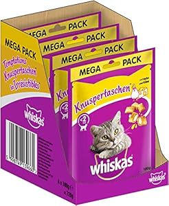 Whiskas Worki Chrupiące Przysmaki Kurczak Ser 4szt