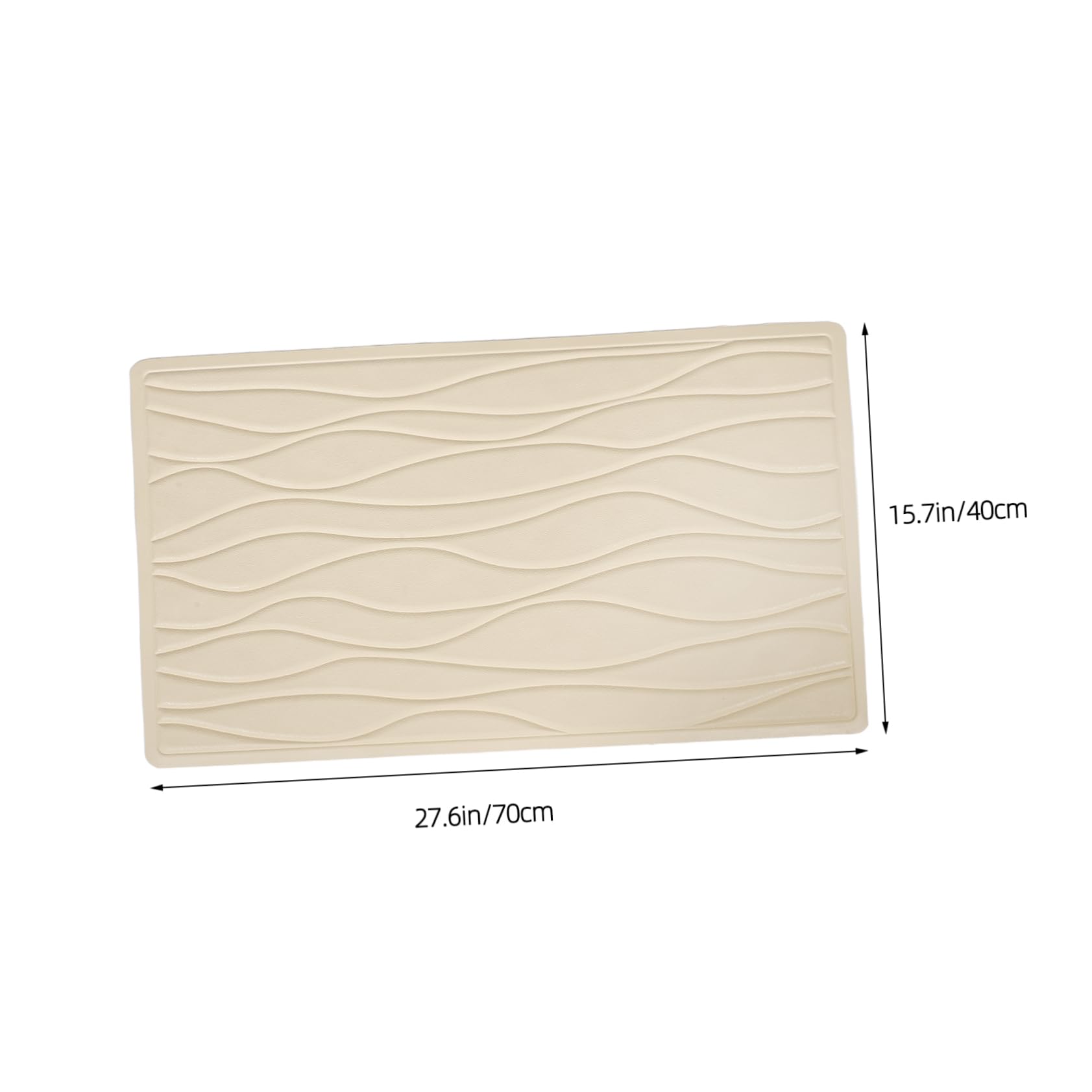 Healvian Alfombra de Baño Antideslizante con Ventosa Alfombra de Goma para Bañera para Suelo de Baño Alfombrilla de Ducha Color