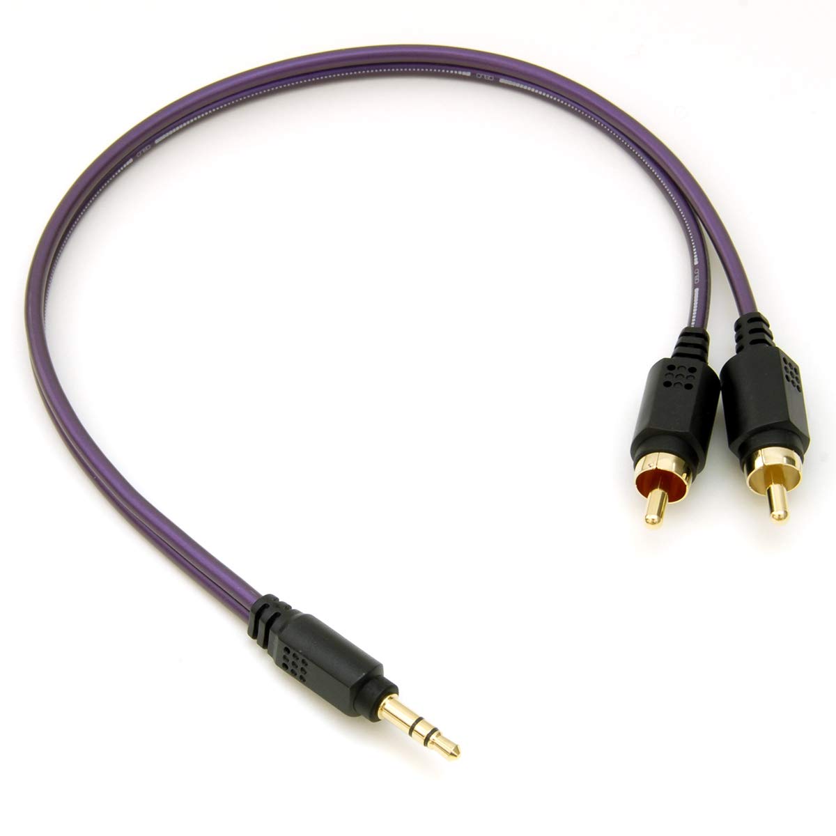 Amazon | onso 02 3.5-RCA ステレオケーブル 0.3m ディープ