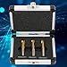 3Pcs Weld Cutter Drill Bit 1/4in 5/16in 3/8in HSS Cobalt Spot Weld Drill Bit Set Kit Weld Cutter Cutting Spot Welding Drill Bits Spotweld Removal Tool to Separate Spot Welded Panels