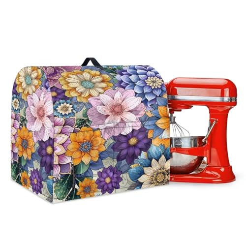 Funda para Mezcladora de Cocina Boho Flower 4.5-5 Quart miniatura 1