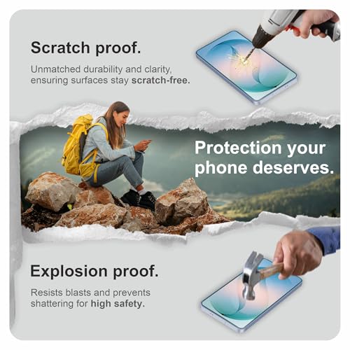 Image of Affix 2 Pack for Galaxy S26 Plus Tempered Glass, Screen Protector Guard with Easy Fix Installation Tool, 9H Hardness Shatterproof, HD Clear Scratch Resistant