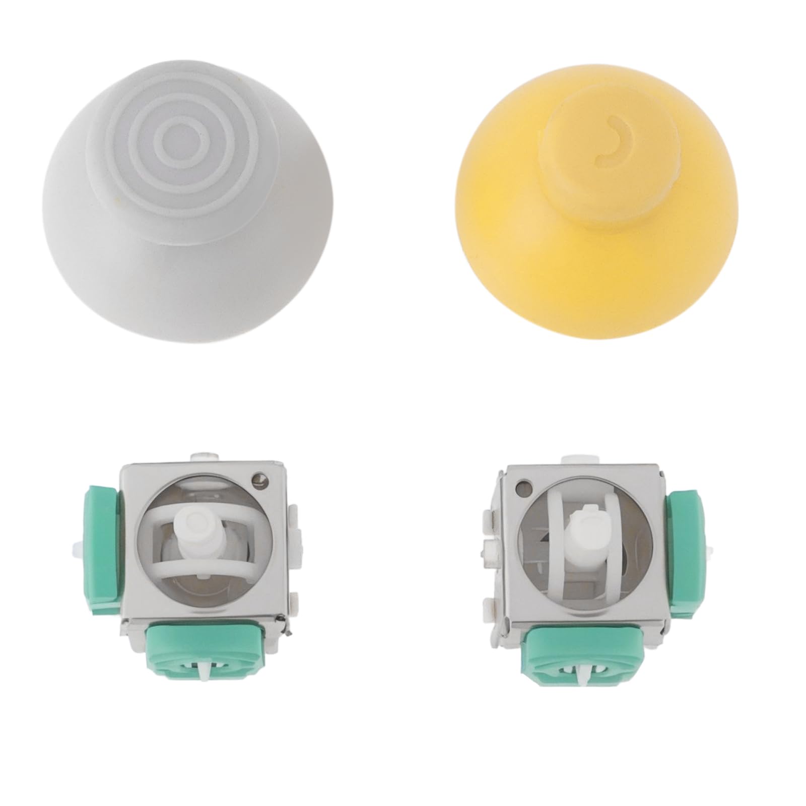 2 joysticks analógicos compatibles con Nintendo GameCube Joystick Cap de 22 x 19,1 mm 3D Joystick Controller Rocker Thumbsticks