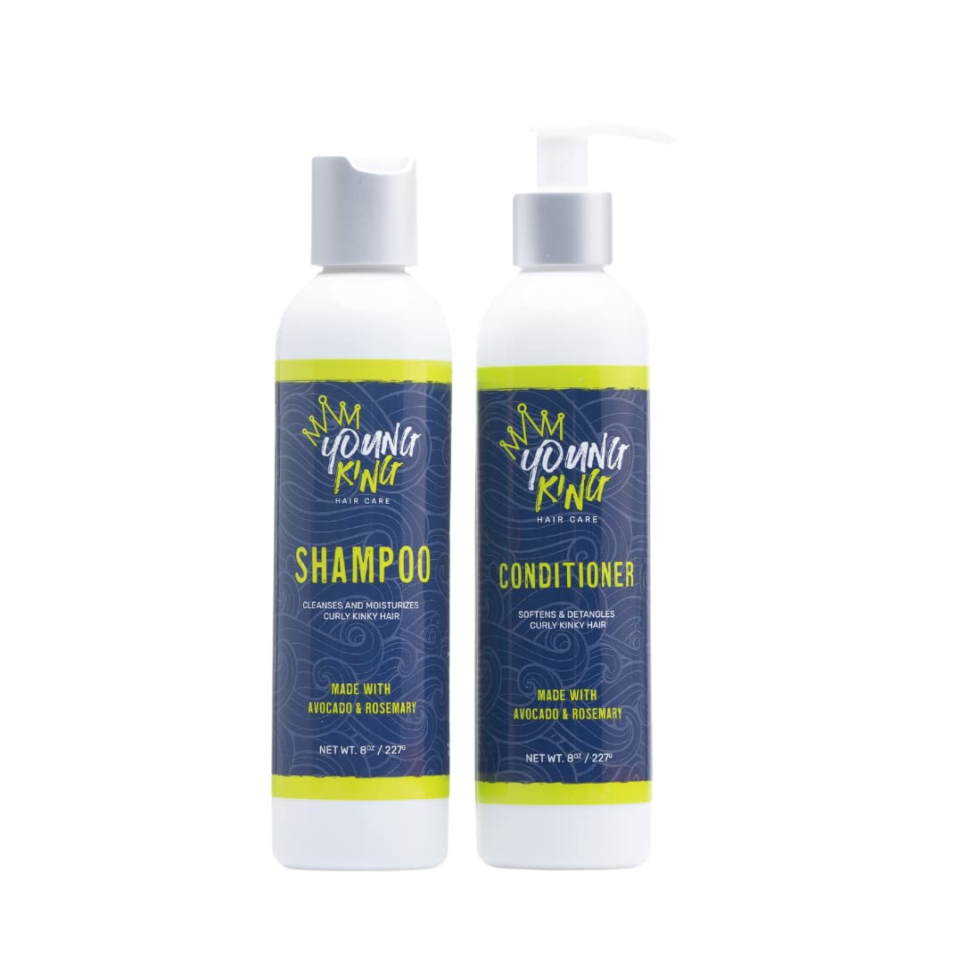 YOUNG KING HAIR CARE Shampoo and Conditioner Set for...