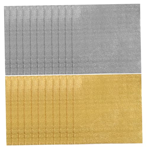 MINAOLULUS 100枚 金色錫紙キャンディ包装紙 食品用アルミホイルラップ チョコレート お菓子用 高耐久カット可能 業務用パーティーお配り用