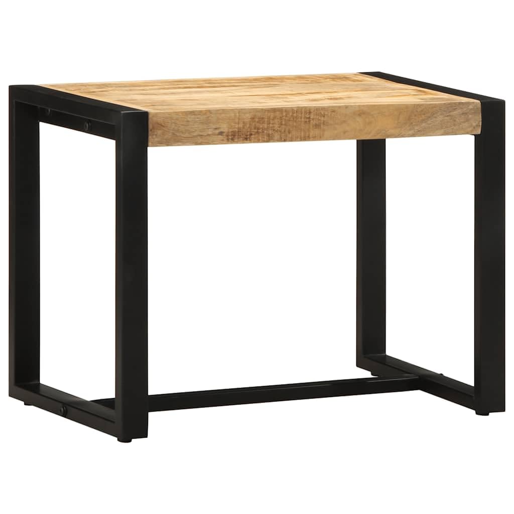 vidaXL Banco 60x35x45 cm Madera Maciza de Mango Rugoso, Banco de Pasillo, Banco de Pasillo, Banco de Zapatos, Asiento de Banco de Pasillo