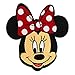 Toppe termoadesive - Minnie Mouse Disney comico bambini - rosso - 6,5x7,5cm - Patch Toppa ricamate Applicazioni Ricamata da cucire adesive
