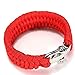Produktbild LLAAIT Outdoor Paracord Survival Armband Mit Zinklegierung Bogen Schäkel Seil Camping pulseira Paracord escalada equipamento, Schwarzes Armband, Vereinigte Staaten