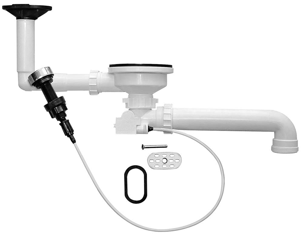 Blanco Ablaufgarnitur 3,5" mit Exzenterbedienung und Überlauf oval kpl.