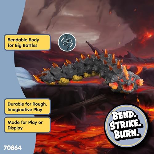 Image of Schleich Eldrador Creatures Fire Worm 70864