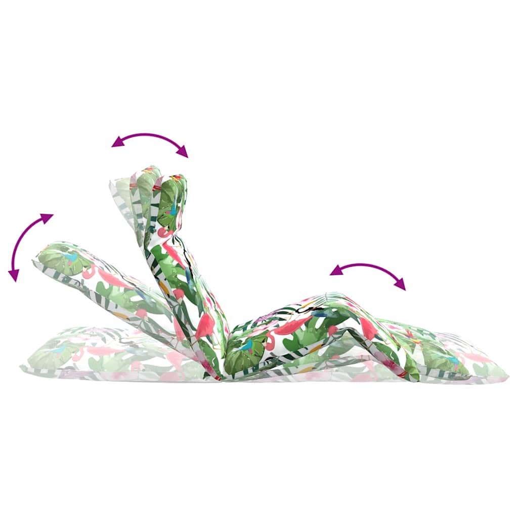 Tumbona plegable multicolor 175 x 54 x 8,5 cm, tela Oxford, ajustable en 5 direcciones, repelente al agua, para jardín, playa, piscina, silla de relajación, silla de gravedad cero interior