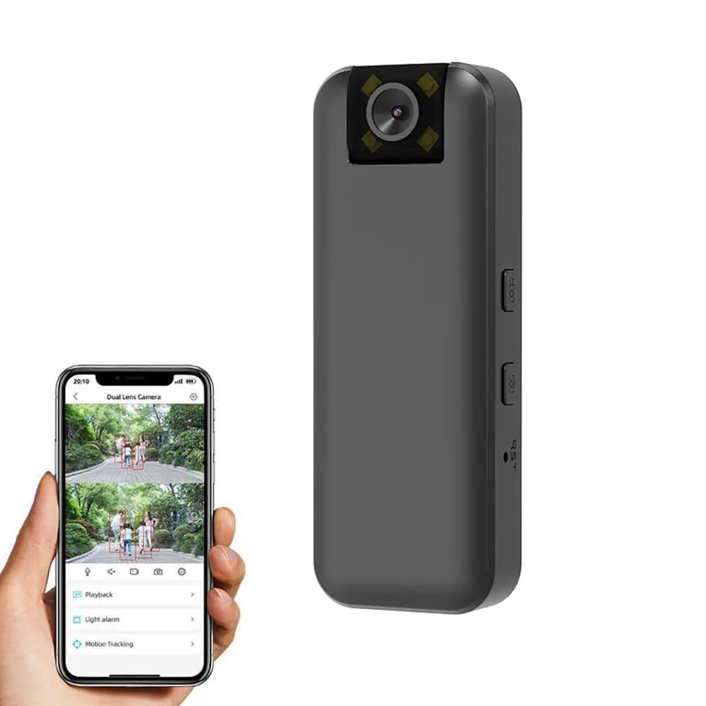 TECHNOVIEW 4G 4K Portable Body Camera for Law Enforcement, 180° Flip Lens, 1080P, Mobile Access, Motion Detection, Long Endurance for Law Enforcement Team, App - Okam Pro-image-5