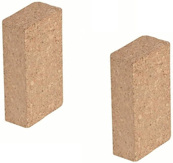Abrasive Cork Hand Sanding Block, Non-Slip Grip Slip Hand Sanding Tool 110mm x 60mm x 30mm Perfect for Decorating & DIY-2pack - Image 2
