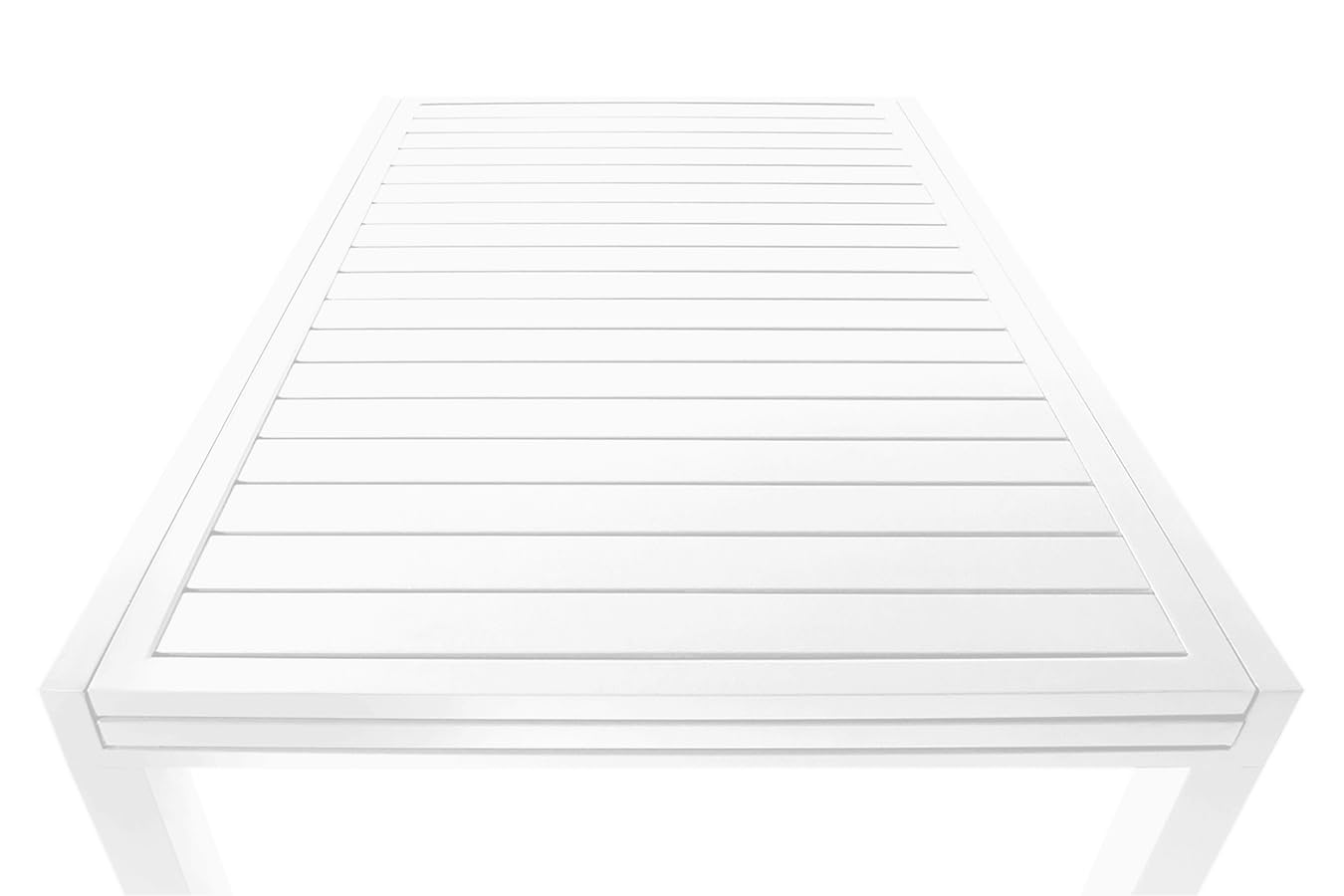 SAMIRA Tavolo da giardino allungabile 135/270 x 90 cm mod. Ares (Bianco)