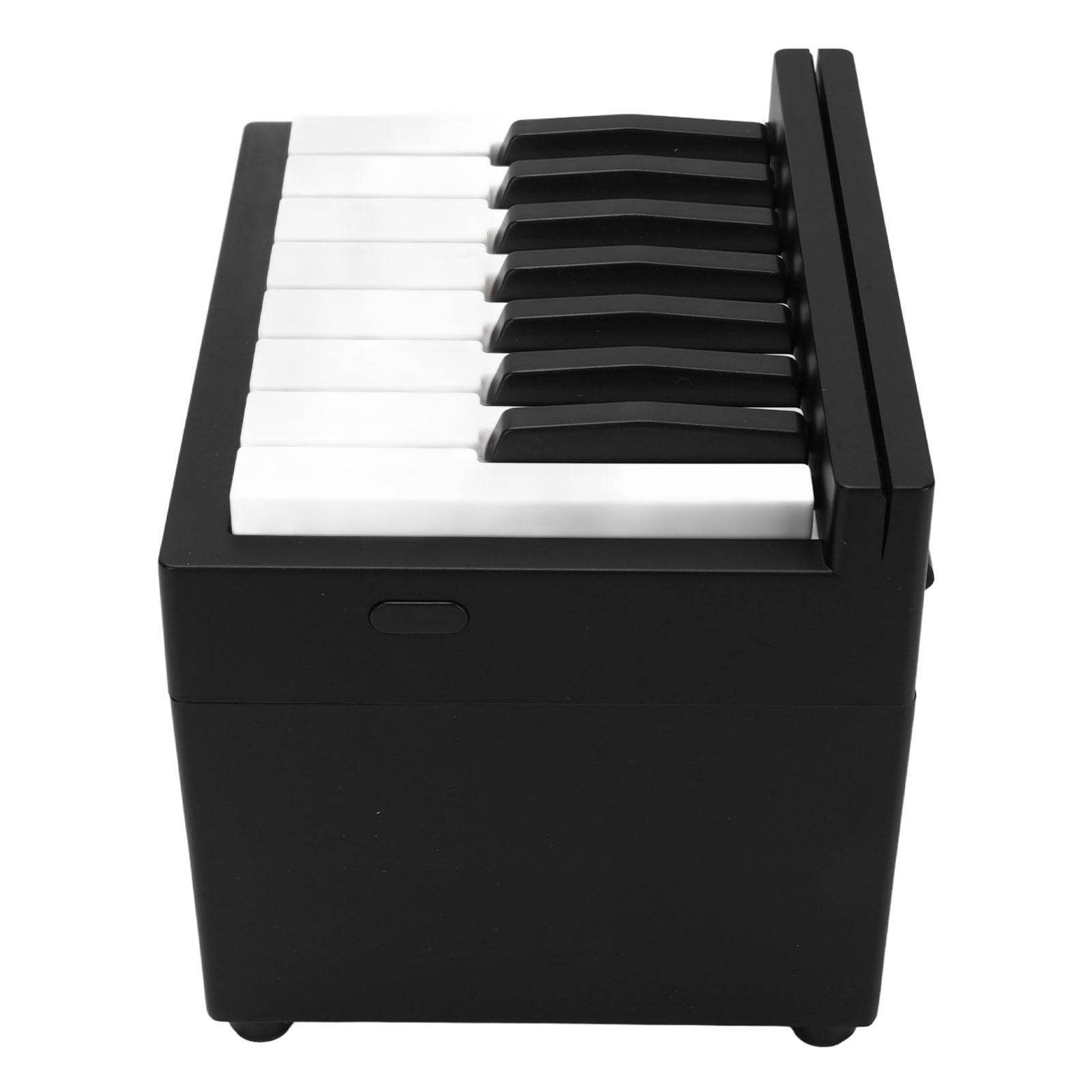 RiToEasysports Kalendarz Biurka Fortepianowego 2025 Kalendarz Muzyczny z Mini Elektronicznym Fortepianem do Biurowca i Dekoracji Domu (BLACK)