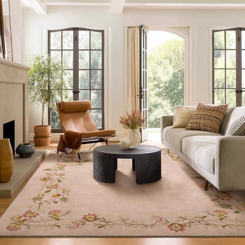 6x9 Area Rugs for Living Room: Washable Bedroom Rug Non Slip Large Carpet