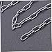 SOLUSTRE 1 Meter 4MM Diameter Metal Chain Metal Coil Chain for Hanging Lights Plants and Decorations in Industrial Style