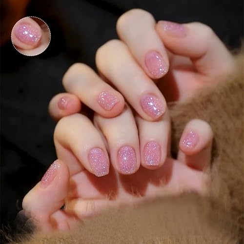 Miniatura 8 de Tiras adhesivas de esmalte de uñas de gel con purpurina, calcomanías adhesivas para arte de uñas, degradados, curadas completamente, tiras de