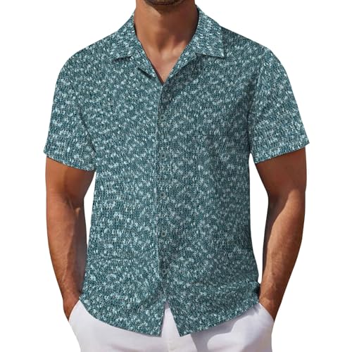 Chemise hawaïenne légère pour homme contre la chaleur des vacances d'été