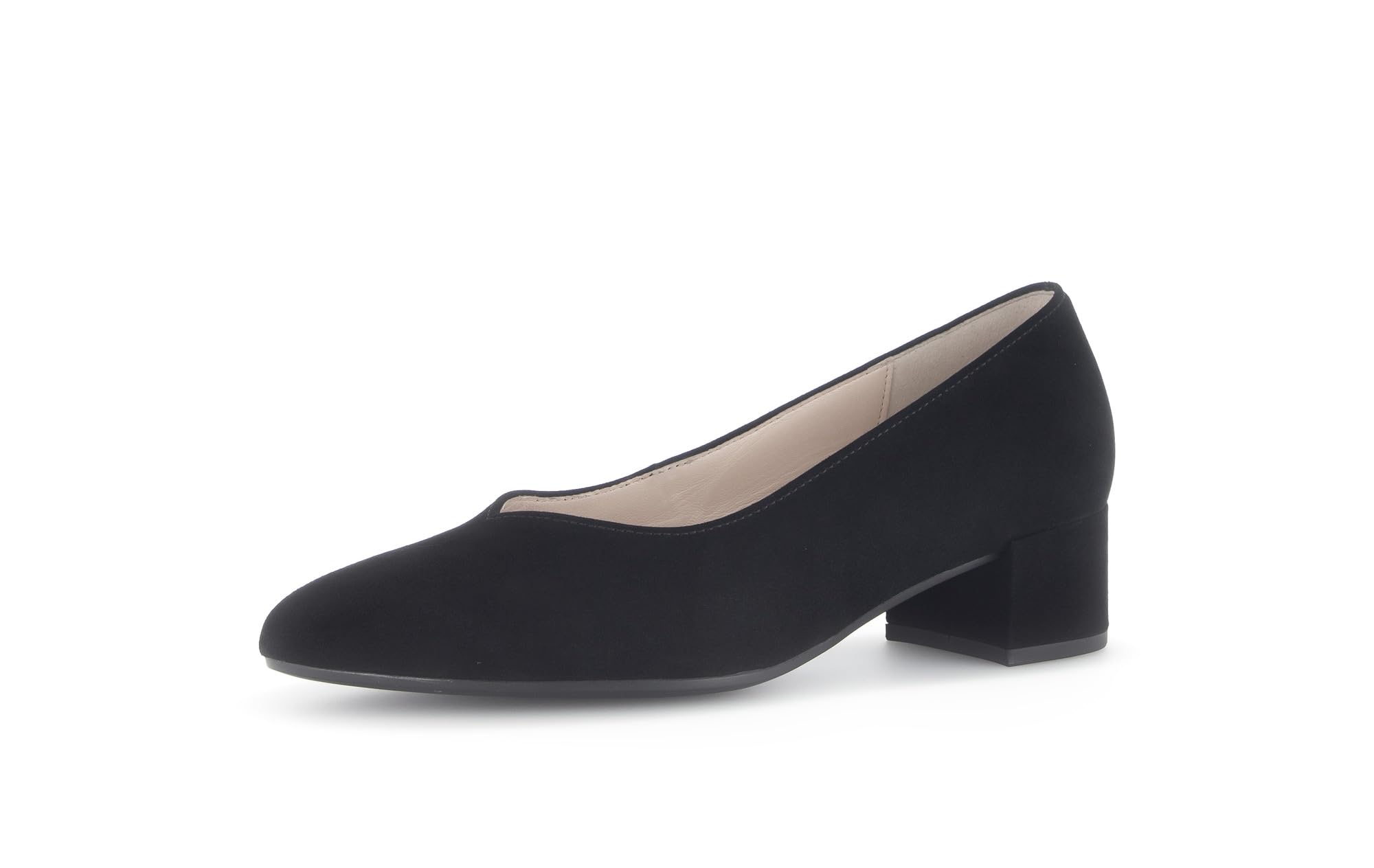 Gabor Escarpins 1.431, daim, noir, pour femme, Noir , 39 EU