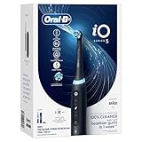 Oral-B iO Series 5 Black Bluetooth Electric Toothbrush with A.I. Connectivity, 5 Brushing Modes, Travel Case & Charging Station Included