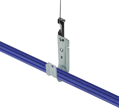 Miniatura 6 de Xadnitu Soporte de cable de 1 516 pulgadas, gancho en J con clip en W, soporte de cable de metal resistente, ganchos en J para fijar rejilla de