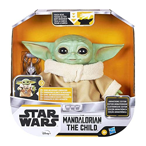 Star Wars Yoda Grogu Mandalorian The Child Edición animatrónica con más de 25 Combinaciones de...