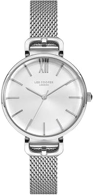 Lee Cooper LC07348.330 Ladies Silver Watch with Silver Dial