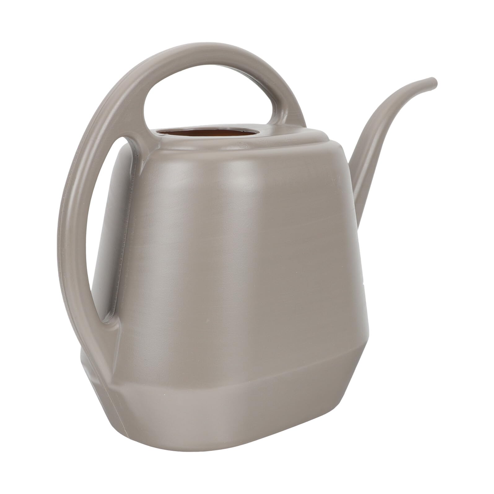 Regadera de Plástico Boquilla Larga 4l Abs Color Café | Uso Interior y Exterior, para Plantas y Suculentas, Diseño de Riego Preciso