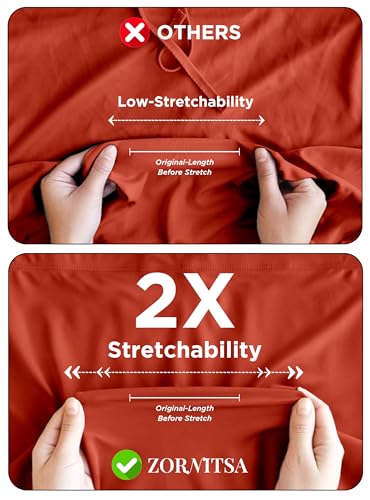 Image of ZORNITSA Cotton Lycra Saree Shapewear Petticoat for Women, Stretchable Saree Shaper Petticoat Inskirt, Shape wear Dress for Saree, Skirts