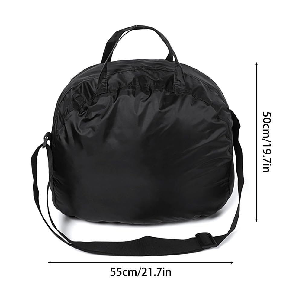 DONGKER Sac de Casque,Porte-Casque de Moto Étanche avec Sangle Réglable pour Le Cyclisme en Plein Air