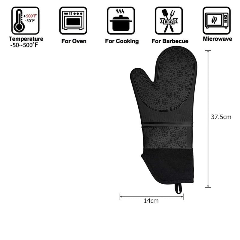 Gants de Cuisine en Silicone Extra résistant à la Chaleur pour Votre Cuisine.
