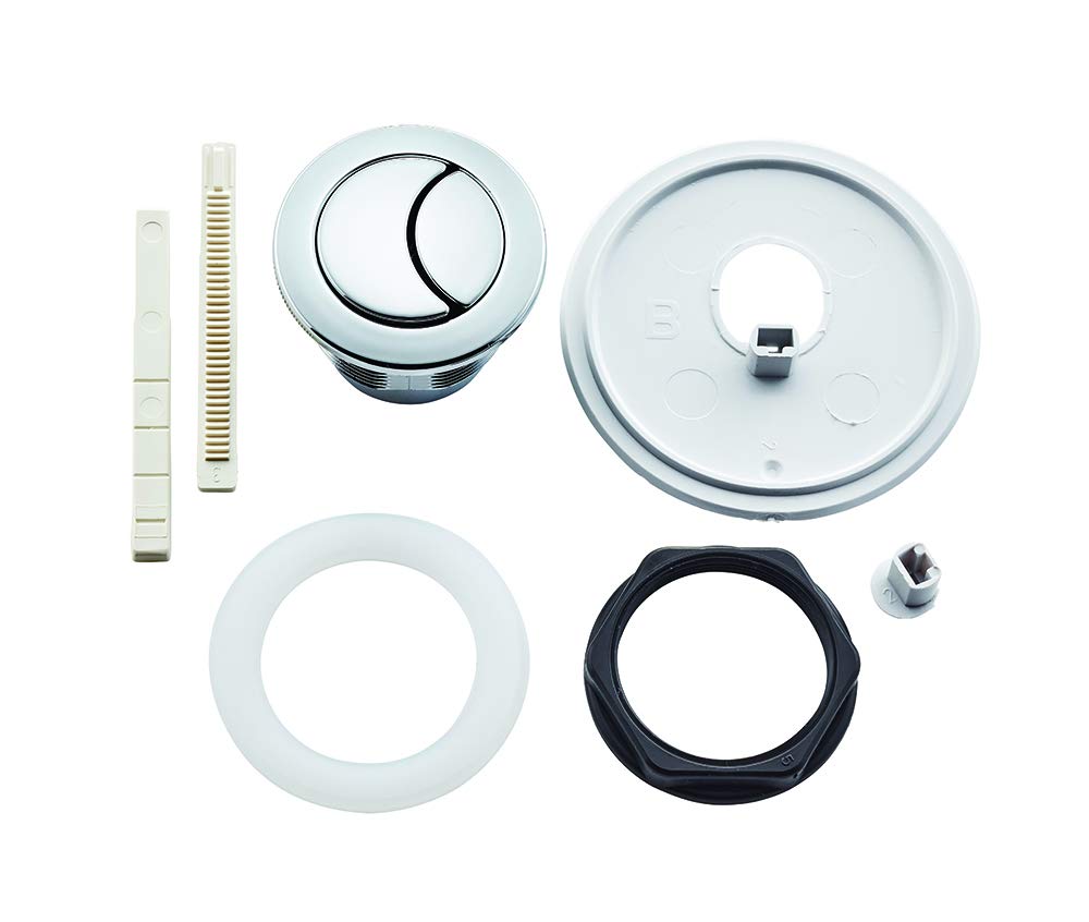 Ideal StandardEV343AA Short Ratchet Push Button Pack, Chrome