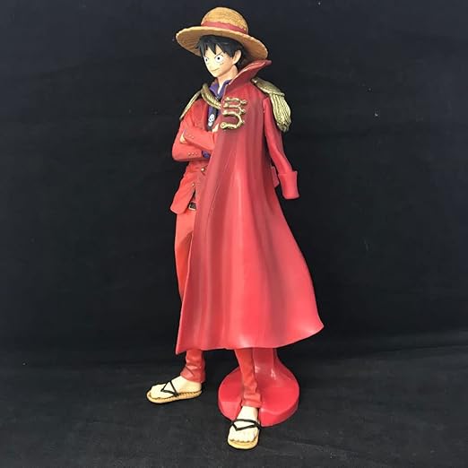 Amazon Co Jp ワンピース周年記念マント赤い服ルフィフィギュアアニメキャラクターアニメ漫画フィギュアpvc静的フィギュア彫像 モデルアニメーションコミックの周りの二次元の装飾品 Lxlx ホビー
